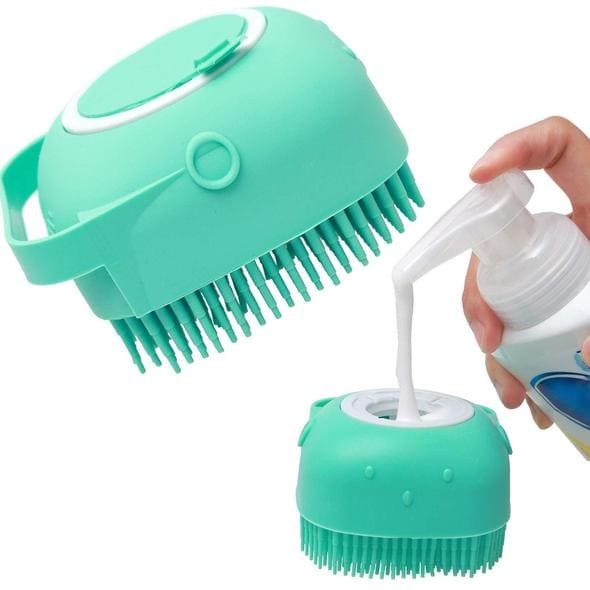 PetBrush - Escova de Banho Massageadora para Pets