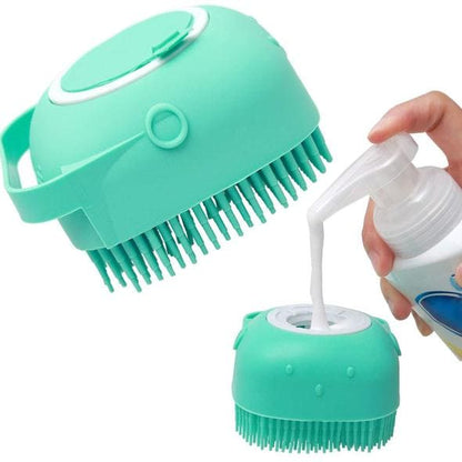 PetBrush - Escova de Banho Massageadora para Pets