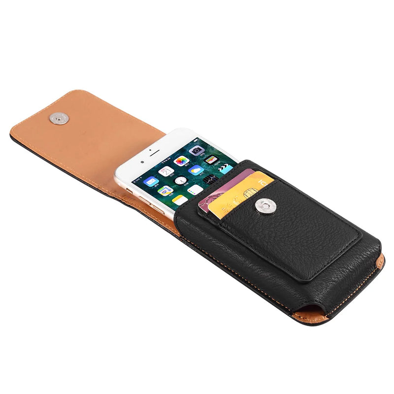 Porta Celular de Couro Universal